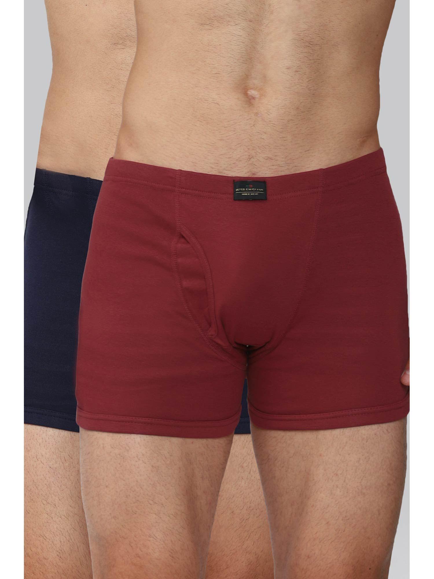 men maroon trunks (pack of 2)