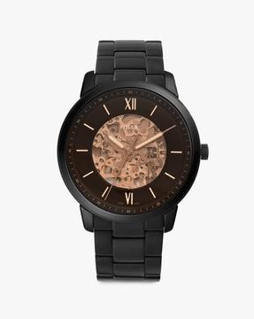 men me3183 analogue watch with metal strap