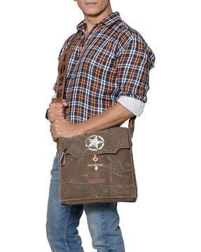 men messenger bag with adjustable strap