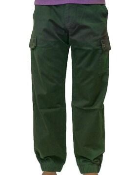 men mid-rise loose fit cargo pants