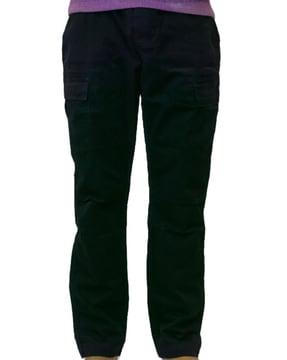 men mid-rise loose fit cargo pants