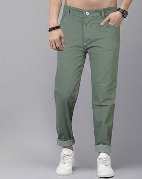 men mid-rise relaxed jeans