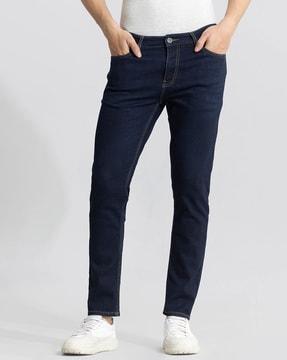 men mid-rise skinny jeans