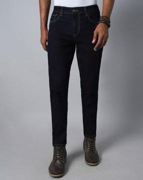 men mid rise tapered jeans