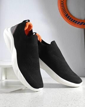 men mid-top slip-on running shoes