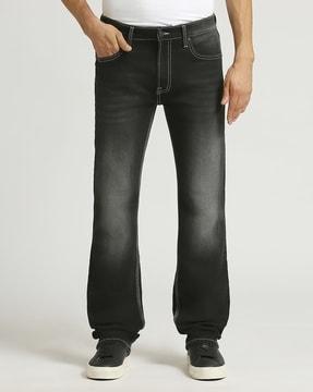 men mid-wash holborne regular fit straight leg jeans