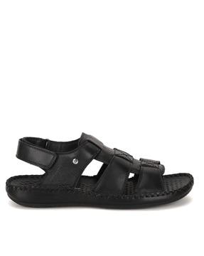 men multi-strap sandals with velcro fastening