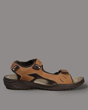 men multi-strap slip-on sandals