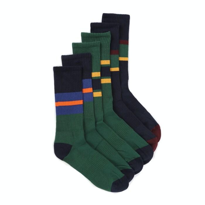 men multicoloured 3 pairs of regular socks