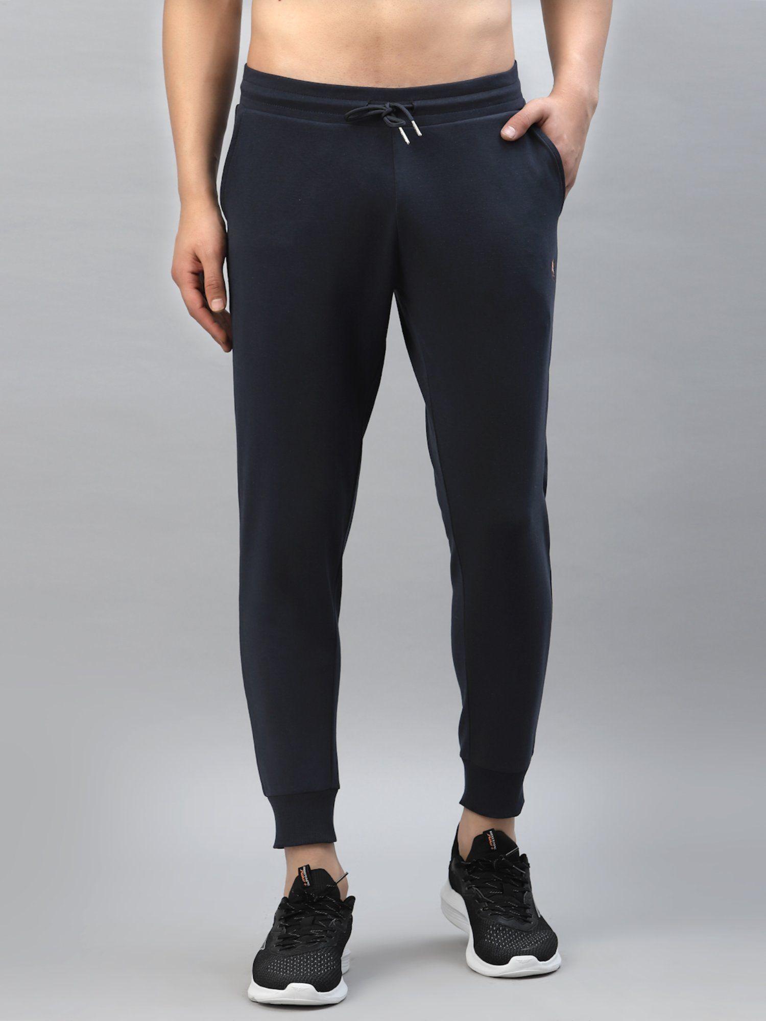 men navy activewear joggers