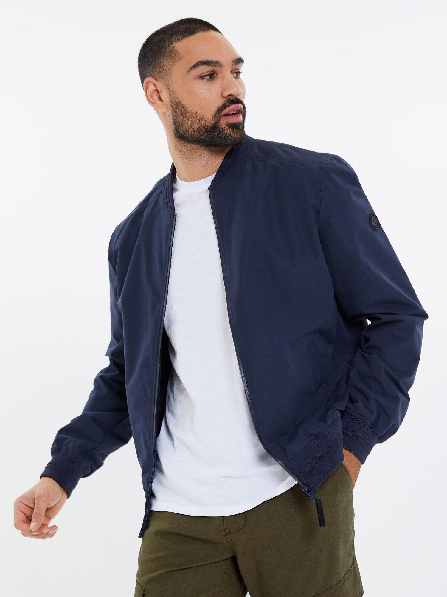 men navy bomber jacket