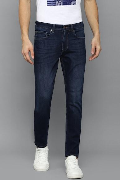 men navy dark smart fit jeans