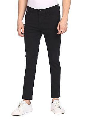 men navy mid rise justin skinny fit jeans