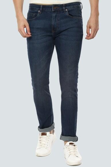 men navy mid super slim fit jeans