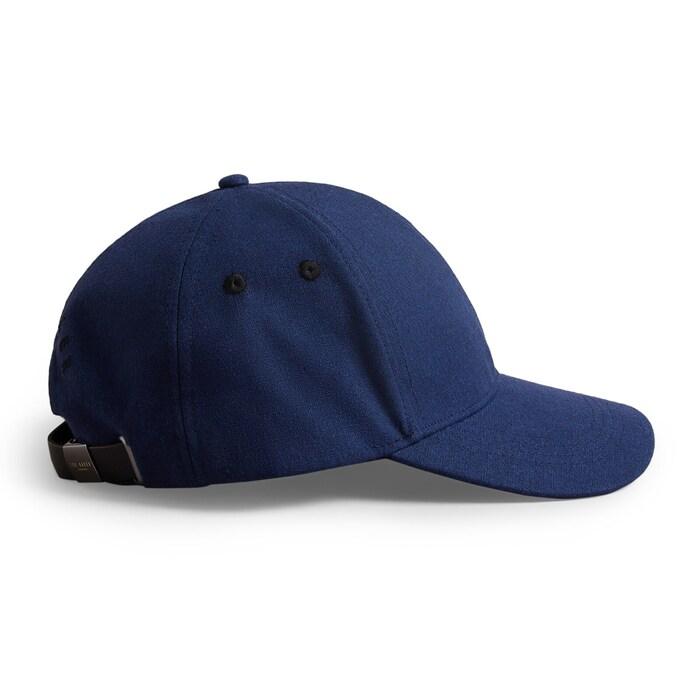 men navy plain baseball cap