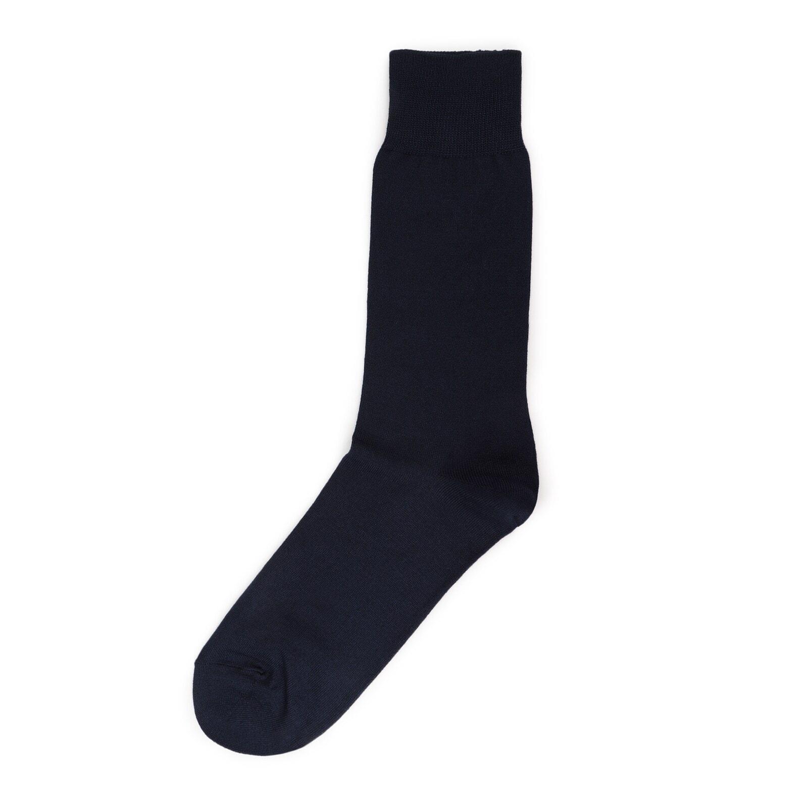 men-navy-plain-logo-socks