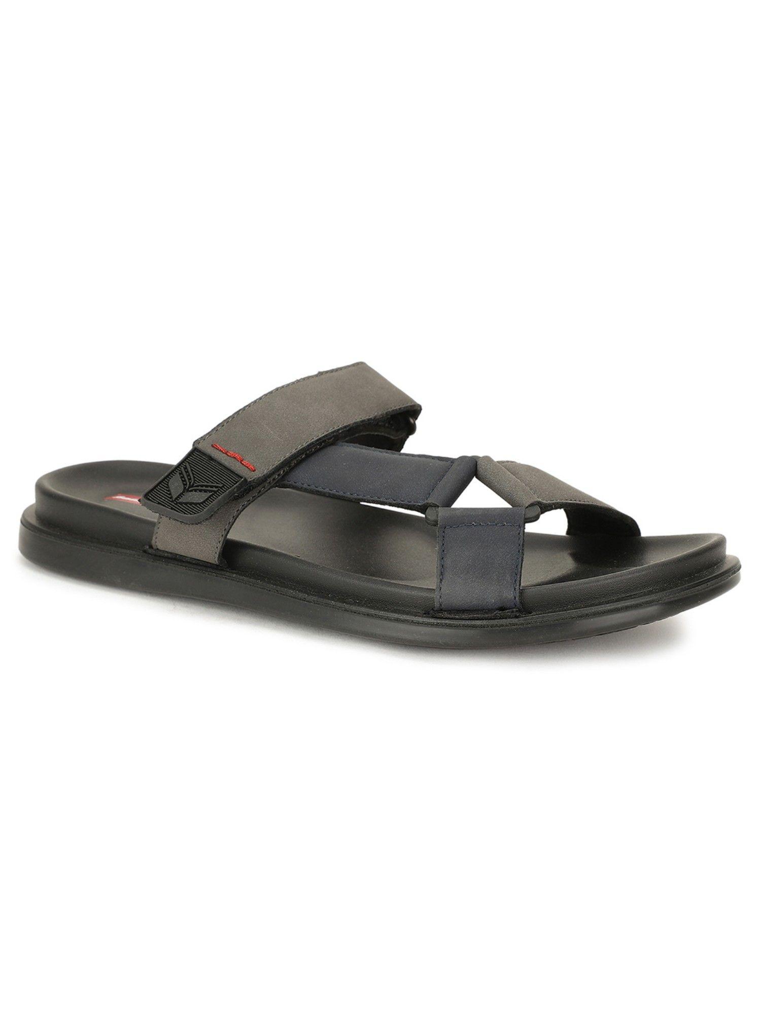 men navy sandals