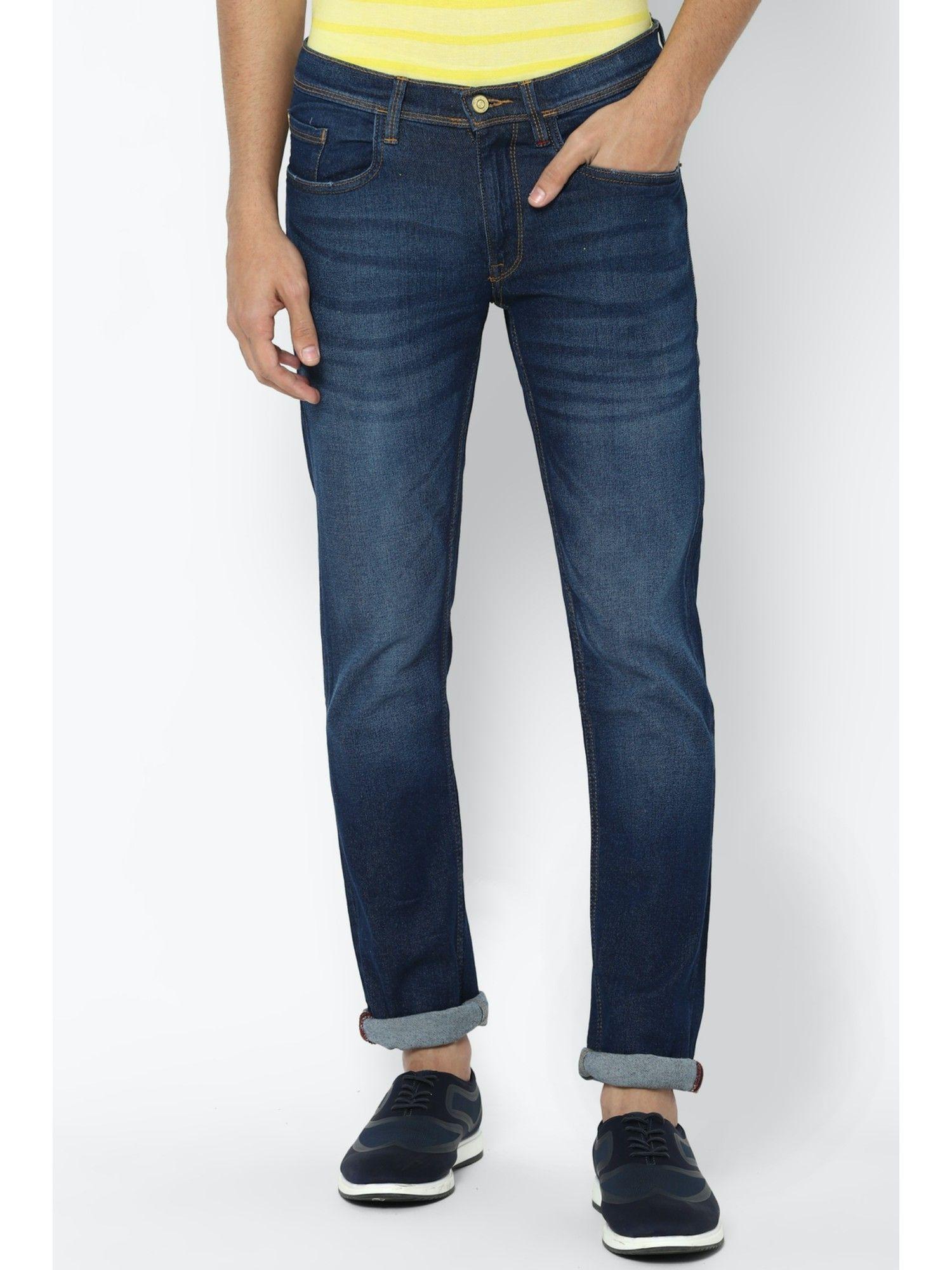 men navy skinny jeans