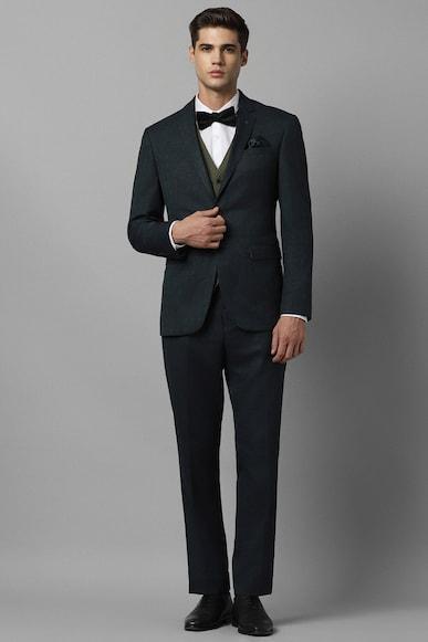 men navy slim fit check party three piece suit