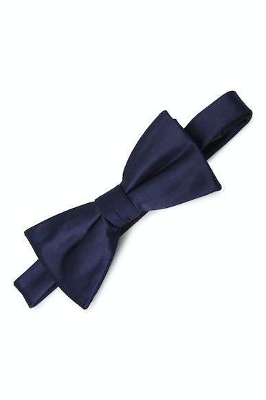men navy solid bow tie