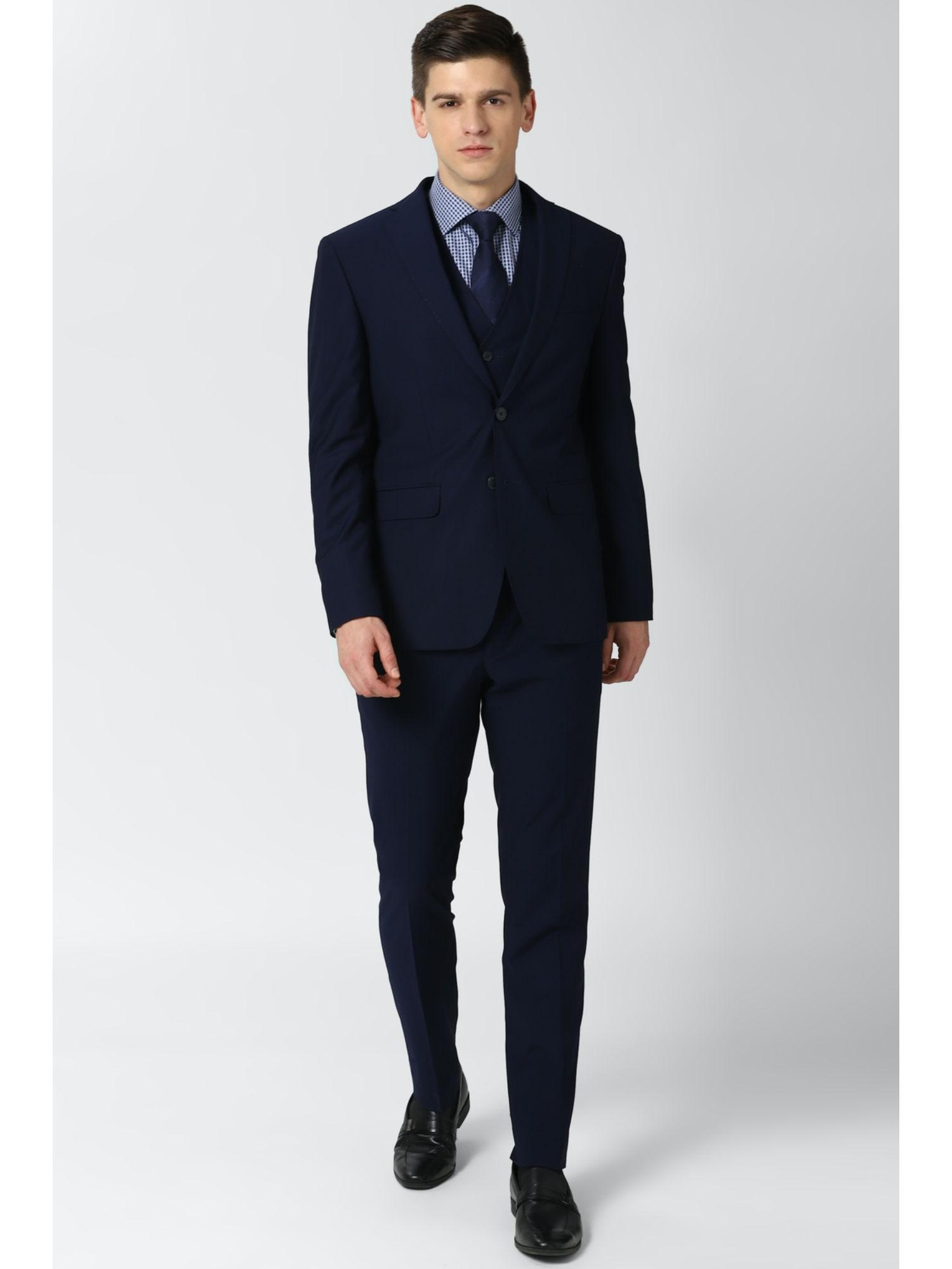 men navy suit (set of 3)