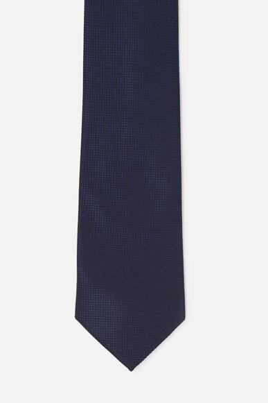 men navy textured tie