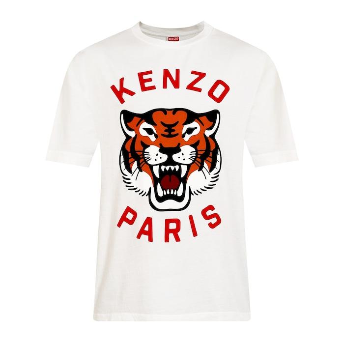 men off-white kenzo elephant print t-shirt