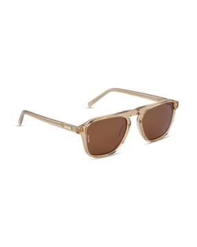 men okhaydnmbc2 uv-protected full-rim square sunglasses