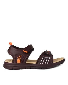 men open-toe double strap sandals