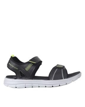 men open-toe double strap sandals