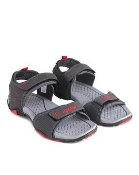 men open-toe double strap sandals