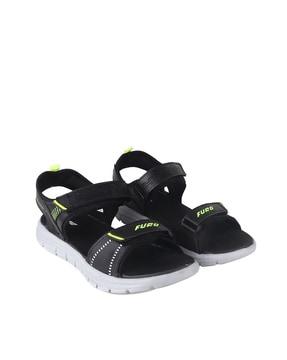 men open-toe double strap sandals