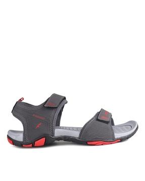 men open-toe double strap sandals