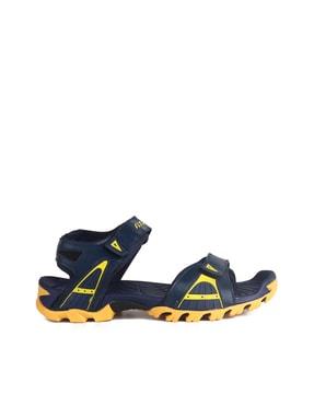 men open-toe double strap sandals