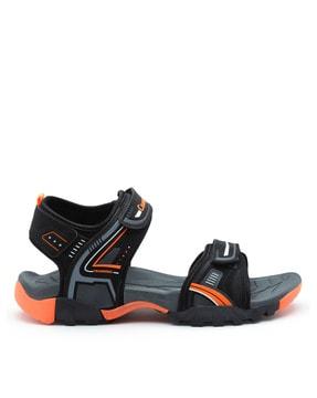 men open-toe floater sandals