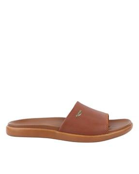 men open-toe slip-on sandals