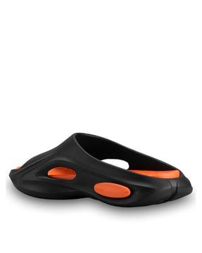 men open-toe slip-on sandals