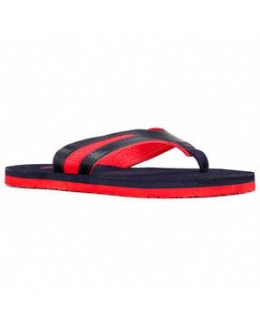 men open-toe thong-style flip-flops