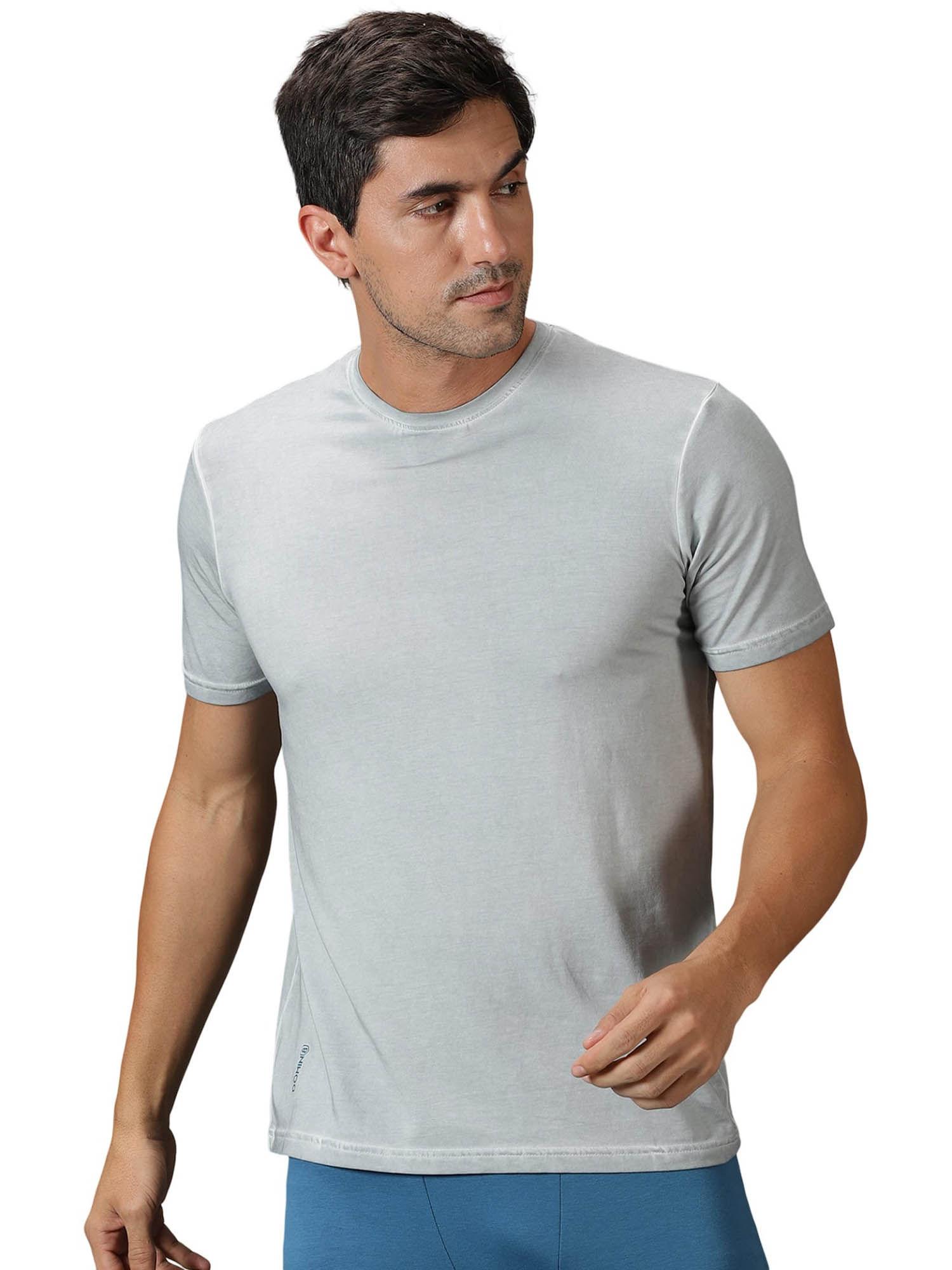 men outdoor training grey t-shirt