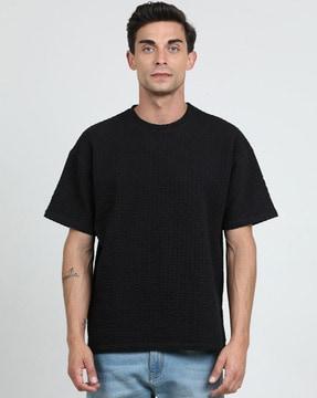 men oversized crew-neck t-shirt