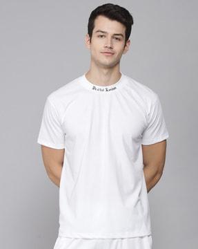 men oversized fit crew-neck t-shirt