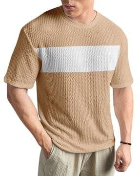 men oversized fit crew-neck t-shirt