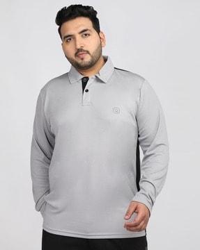 men oversized fit polo t-shirt