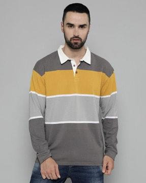 men oversized fit polo t-shirt