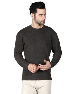 men oversized fit round-neck t-shirt