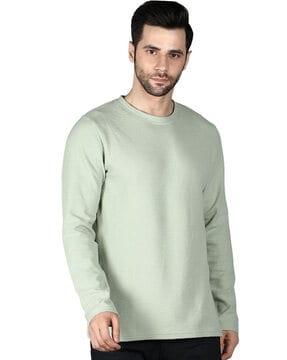 men oversized fit round-neck t-shirt