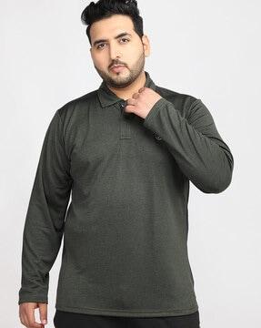 men oversized polo t-shirt