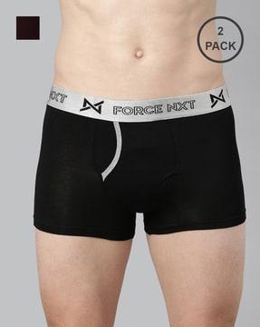 men pack of 2 briefs with elasticated waist