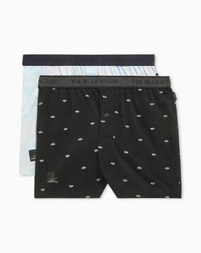 men pack of 2 printed boxers