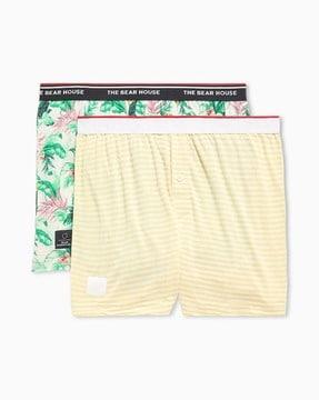 men pack of 2 printed boxers